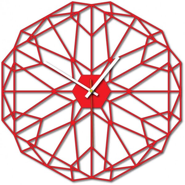 Ceas de perete geometric, de asemenea negru X0097