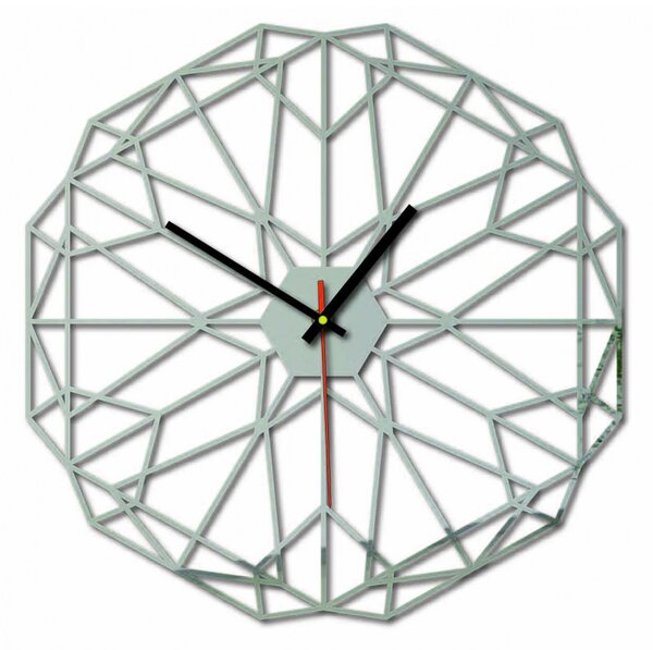 Ceas de perete geometric, de asemenea negru X0097