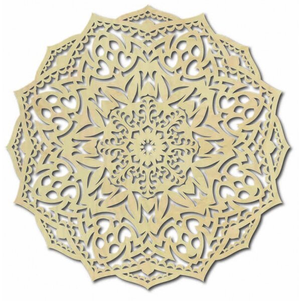 Mandala din lemn pe perete - CIRCEL