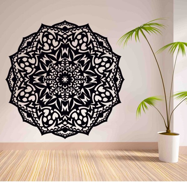 Mandala din lemn pe perete - CIRCEL