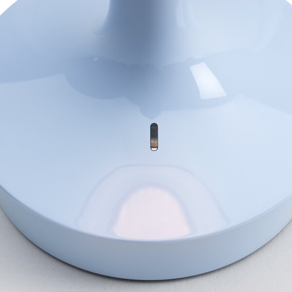 FLOS LED lampă de masă reîncărcabilă Bon jour unplugged, albastru deschis, reglabil, Albastru, Hol, Plastic, Design