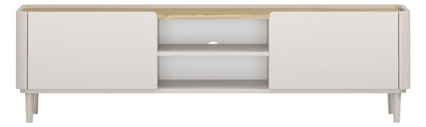 Comodă TV Elivo 170 cm pe picioare - cașmir / stejar uleiat