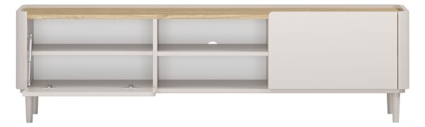 Comodă TV Elivo 170 cm pe picioare - cașmir / stejar uleiat