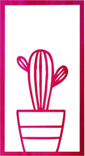 Pictură murală modernă cu cactus | TABOL