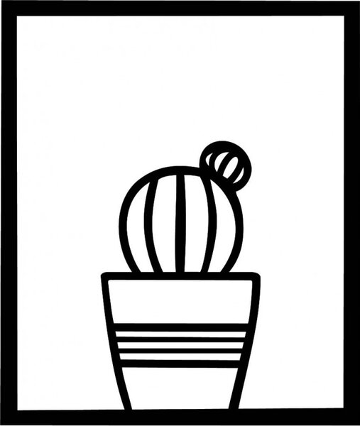 Pictură modernă pe perete - CACTUS ALDER | SENTOP