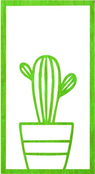 Pictură murală modernă cu cactus | TABOL