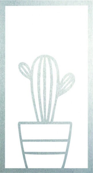Pictură murală modernă cu cactus | TABOL
