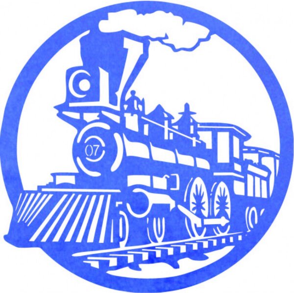Imagine cu tren cu aburi, tren istoric - ETVAL
