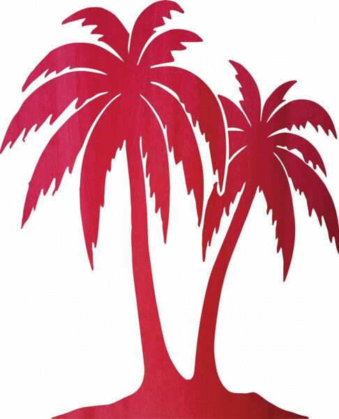 Pictură sculptată pe peretele unui palmier - TROPICAL | SENTOP