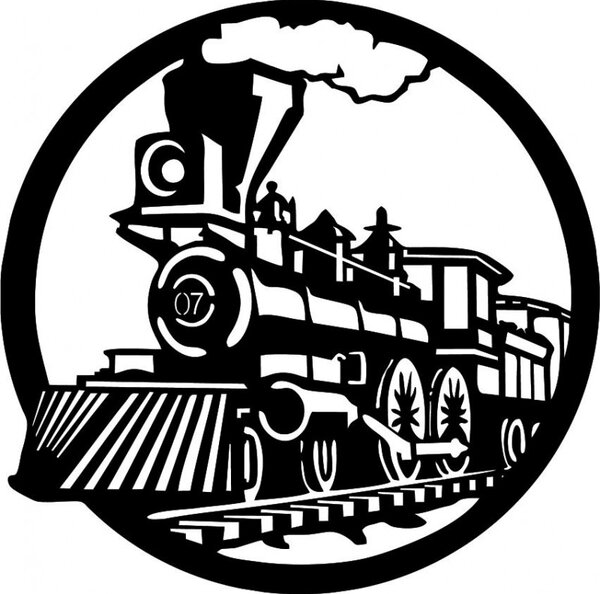 Imagine cu tren cu aburi, tren istoric - ETVAL