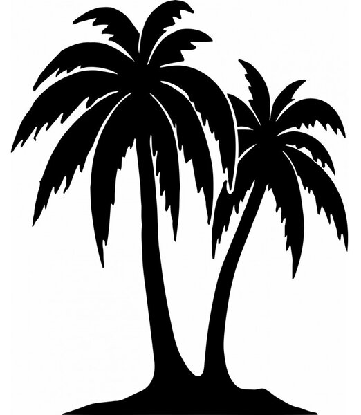 Pictură sculptată pe peretele unui palmier - TROPICAL | SENTOP