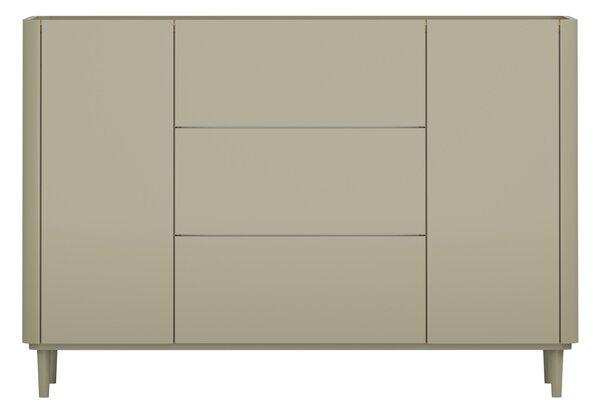 Comodă cu sertare pe picioare Elivo 150 cm - eucalipt / stejar baltic dune