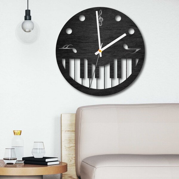 Wall Clock partitura si pian - HORTO