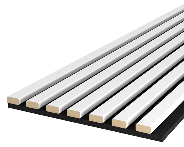 Panou Riflaje MDF Alb mat