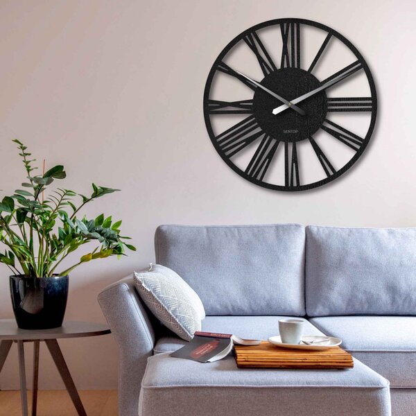 Ceas de perete roman elegant, mare, 80 cm | RONI
