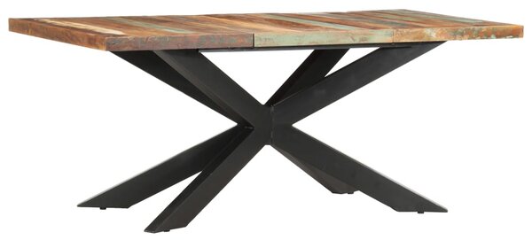 Masă de bucătărie, 180 x 90 x 76 cm, lemn masiv reciclat