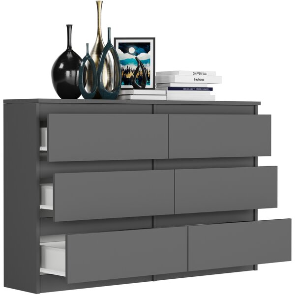 Comodă Rulux (antracit). Promo -16%. 1151435