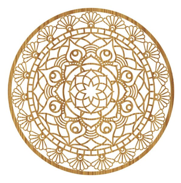 Mandala modernă sculptată, floarea vieții | ZIBEZI