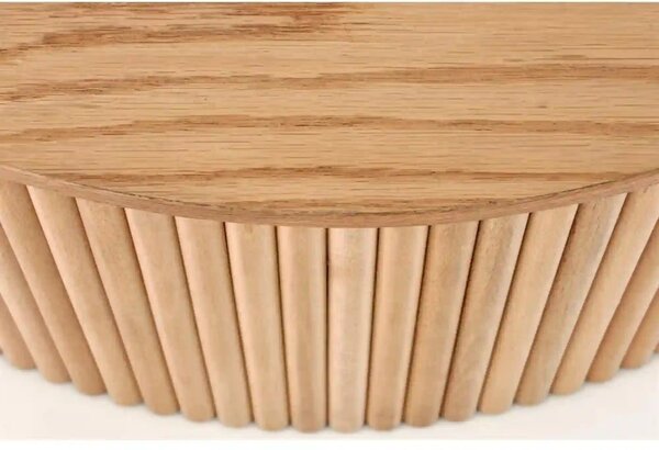 Masuta cafea WOODY, stejar natural, 80x80x41 cm