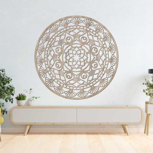 Mandala modernă sculptată, floarea vieții | ZIBEZI