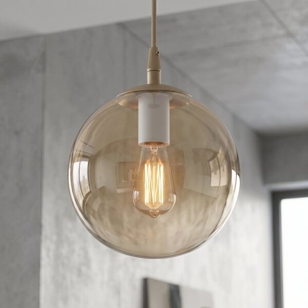 Lustră pe cablu COSMO 1xE14/10W/230V bej