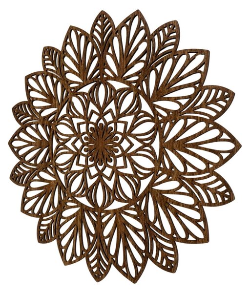 Mandala din lemn pe perete | LOTUS