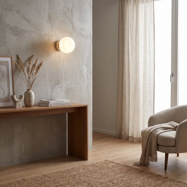 Aplica de perete MAGNUS 1xE14/10W/230V bej/alb