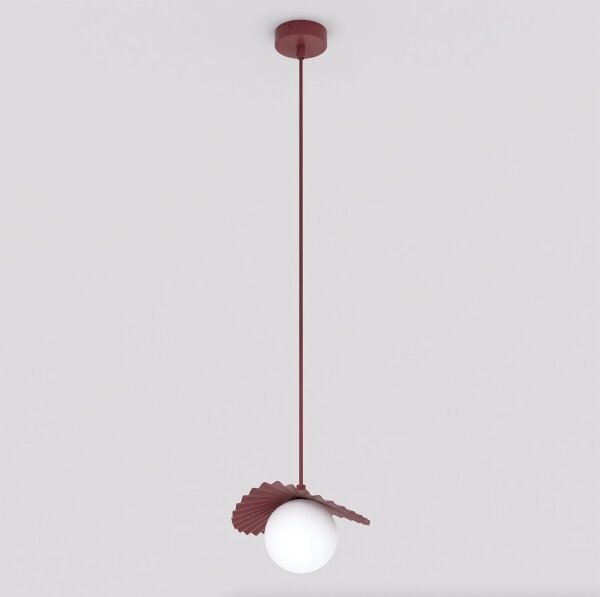 Lustră pe cablu FLORA 1xG9/8W/230V roșie