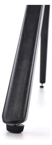 Scaun K591, maro/negru, stofa clasica/otel, 65x73x94 cm