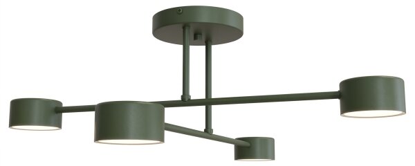 Lustră aplicată HALO 4xGX53/10W/230V verde