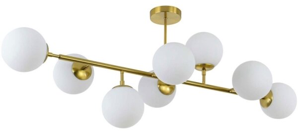 Lustru pe tijă DORADO, 8x E14, 40W, 230V, auriu