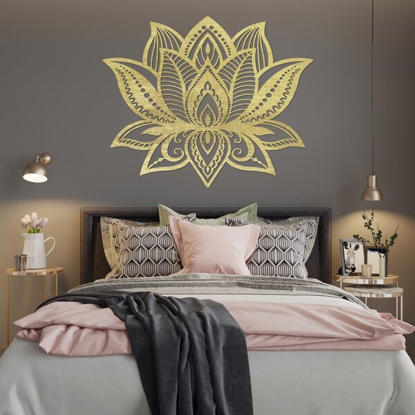 Pictură pe lemn Floare de lotus | CORLUCIS