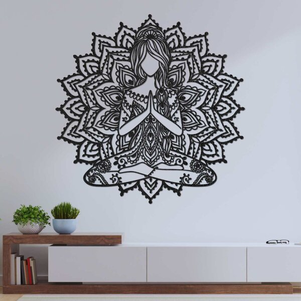 Decor de perete mandala din lemn | SERENITAS
