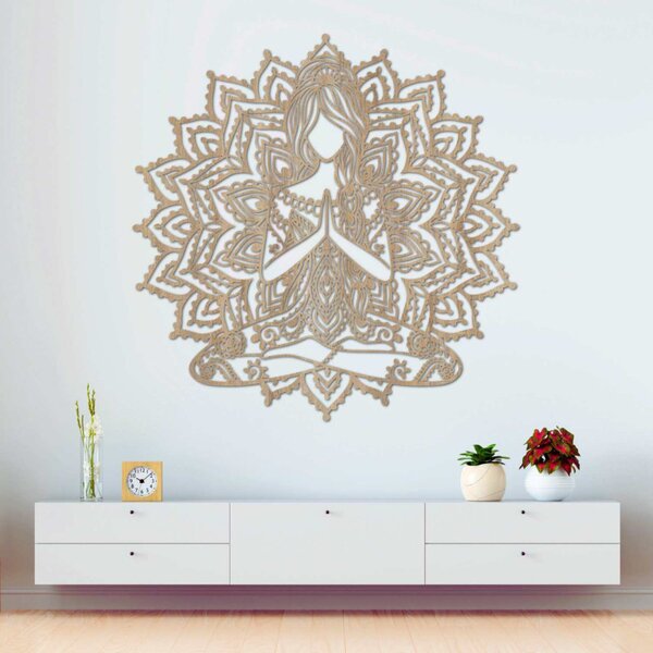 Decor de perete mandala din lemn | SERENITAS