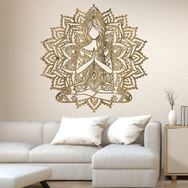 Decor de perete mandala din lemn | SERENITAS