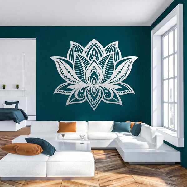 Pictură pe lemn Floare de lotus | CORLUCIS