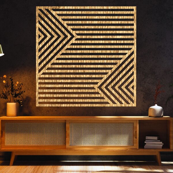 Decorațiune murală din lemn | PRISMA