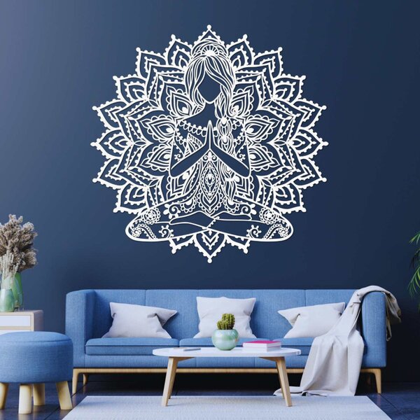 Decor de perete mandala din lemn | SERENITAS