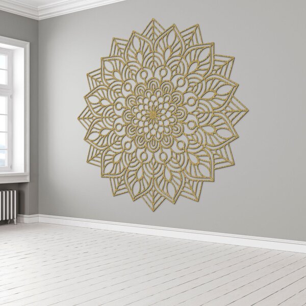 Mandala de lemn pe perete | LAFET