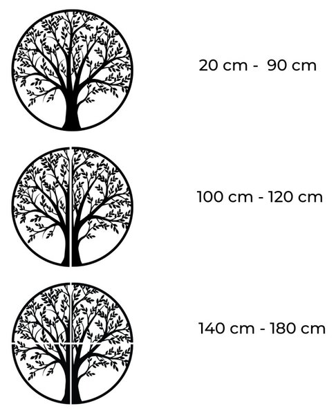 Pictură murală din lemn pomul vieții | LIGNUM