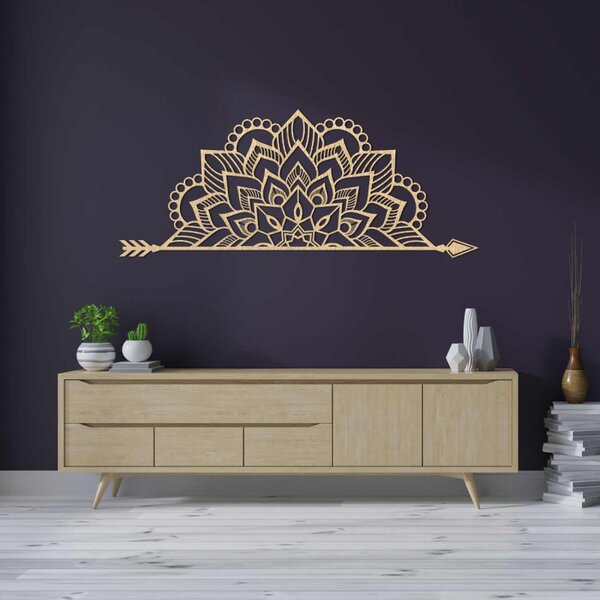 Mandala din lemn pe perete - ARONGE