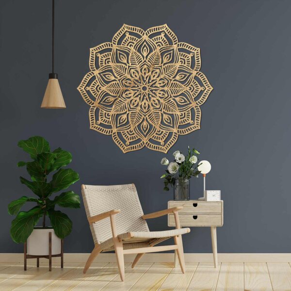 Mandala din lemn pe perete | COUNESS