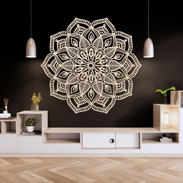 Mandala din lemn pe perete | COUNESS