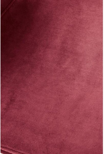 Scaun tapitat K379, rosu, 45x48x88 cm