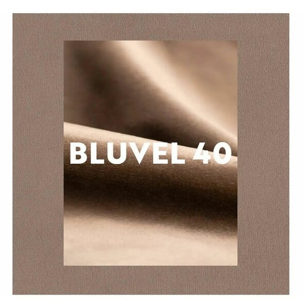 Scaun MONTI, bej inchis - Bluvel 40, stofa catifelata/metal, 51x60x88