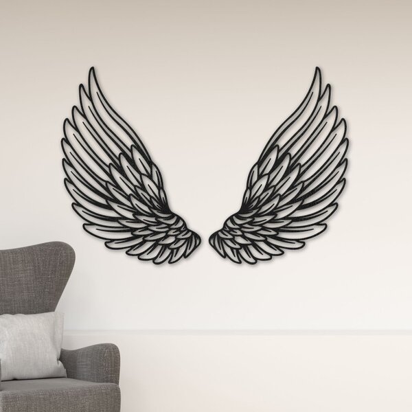 Decorațiune murală excepțională din lemn, aripi de înger | ANGELIC