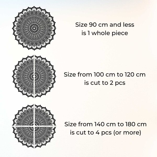 Mandala vindecătoare pe perete - Decorațiune elegantă pentru interiorul tău | LEER