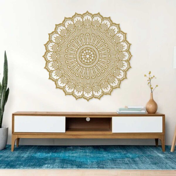 Mandala vindecătoare pe perete - Decorațiune elegantă pentru interiorul tău | LEER