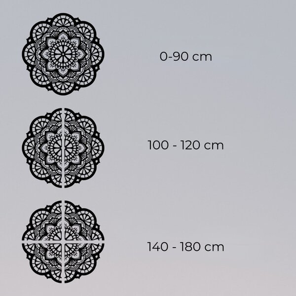 Perete decor din lemn mandala lumina vietii - LUMEN