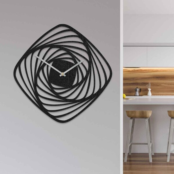 Ceas de perete modern din lemn | SPIRAL